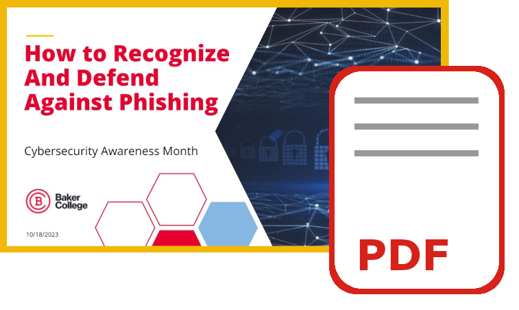 Thumbnail image for downloading the 10-18-2023 How to Recognize and Defend Against Phishing.pdf document.